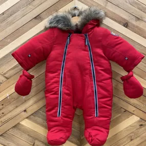 Canadiana - Kid's One-Piece Snow Suit: Red-children-0-3M