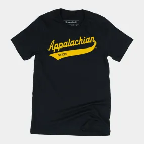 Appalachian State Retro Baseball Script Tee