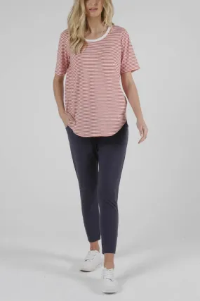 Betty Basics - Ariana Tee - Tangello Stripe