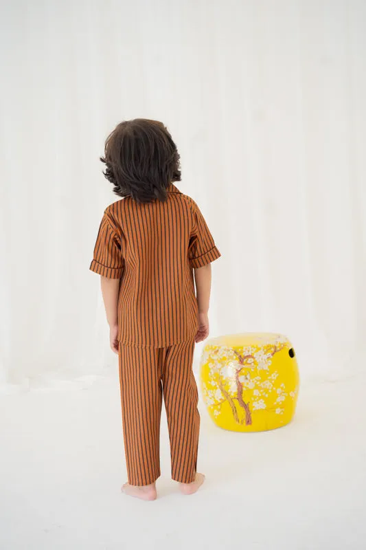 Brown Ribbon Nightsuit