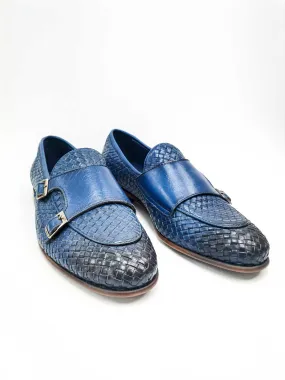 Calvano Blue Monk Strap