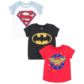 DC Comics Justice League 3 Pack T-Shirts