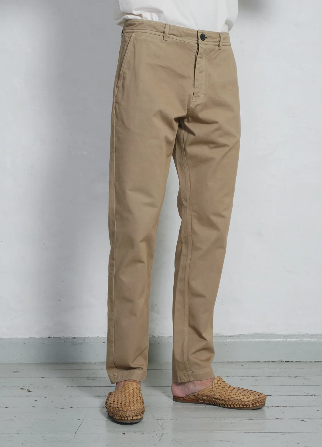 FRED | Regular Cut Work Trousers | Classic Beige