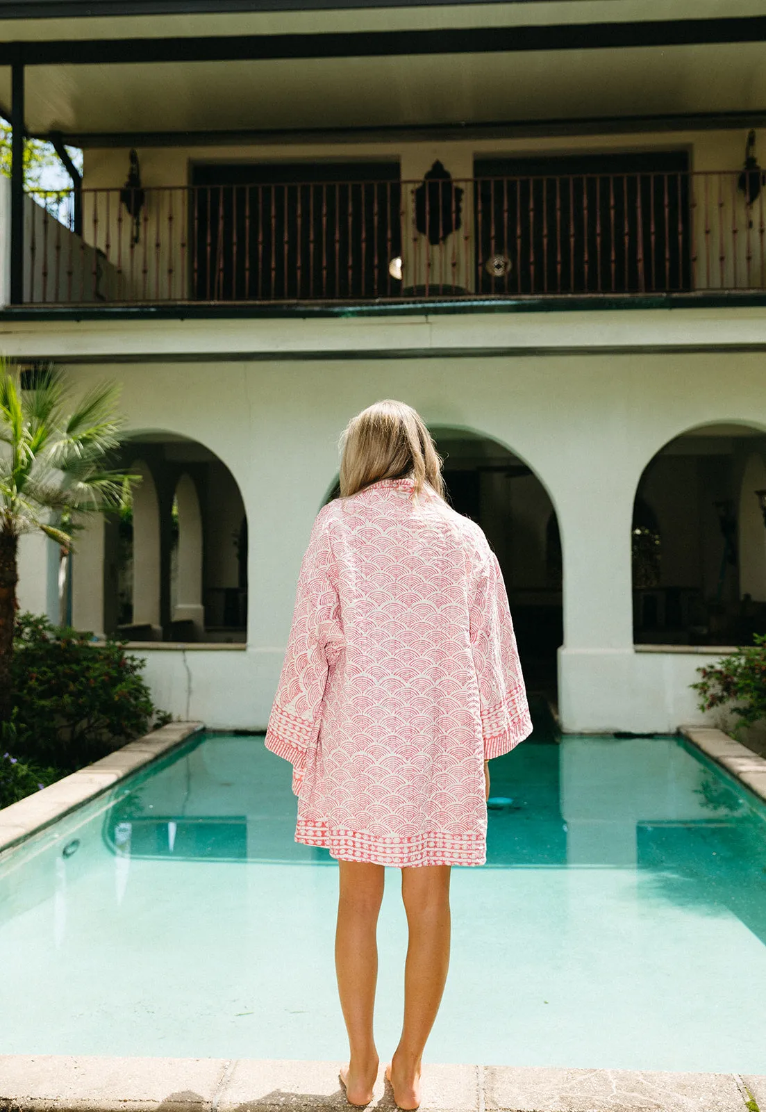 James Blanket Jacket - Lovely Day Pink