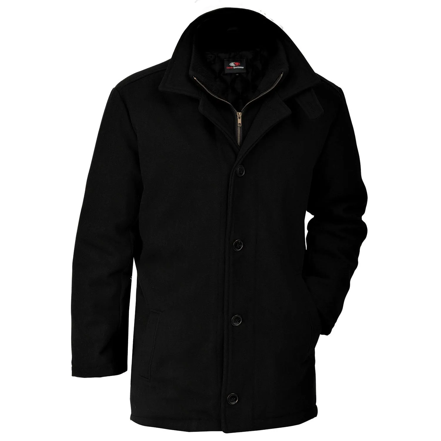 L0329Y - Bayside - Youth Melton Insulated Peacoat