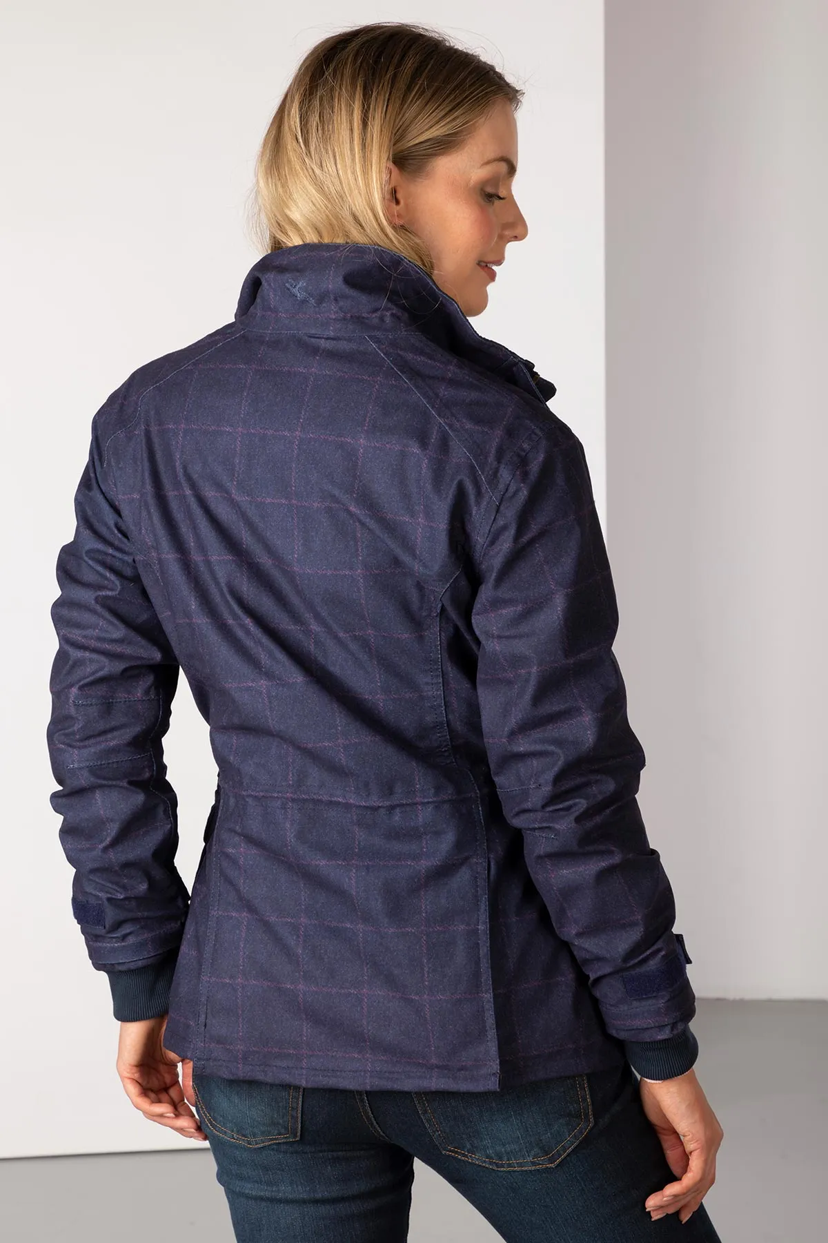 Ladies Tweed Print Shooting Jacket - Danby