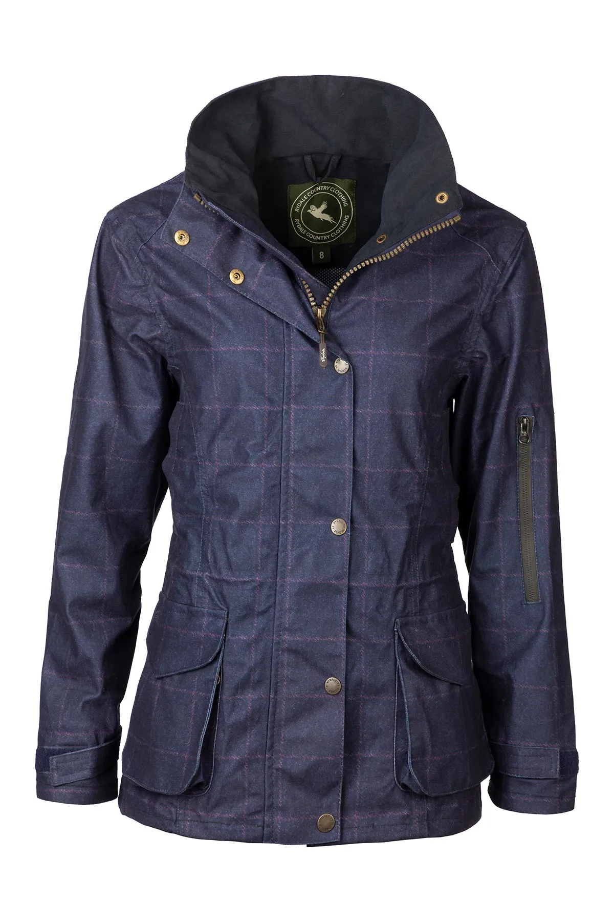 Ladies Tweed Print Shooting Jacket - Danby