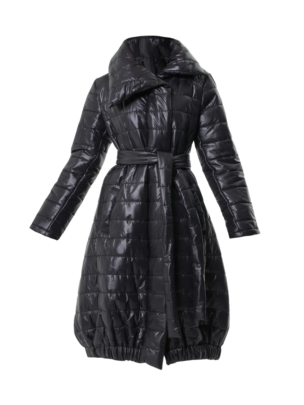 Long Winter Belted Coat