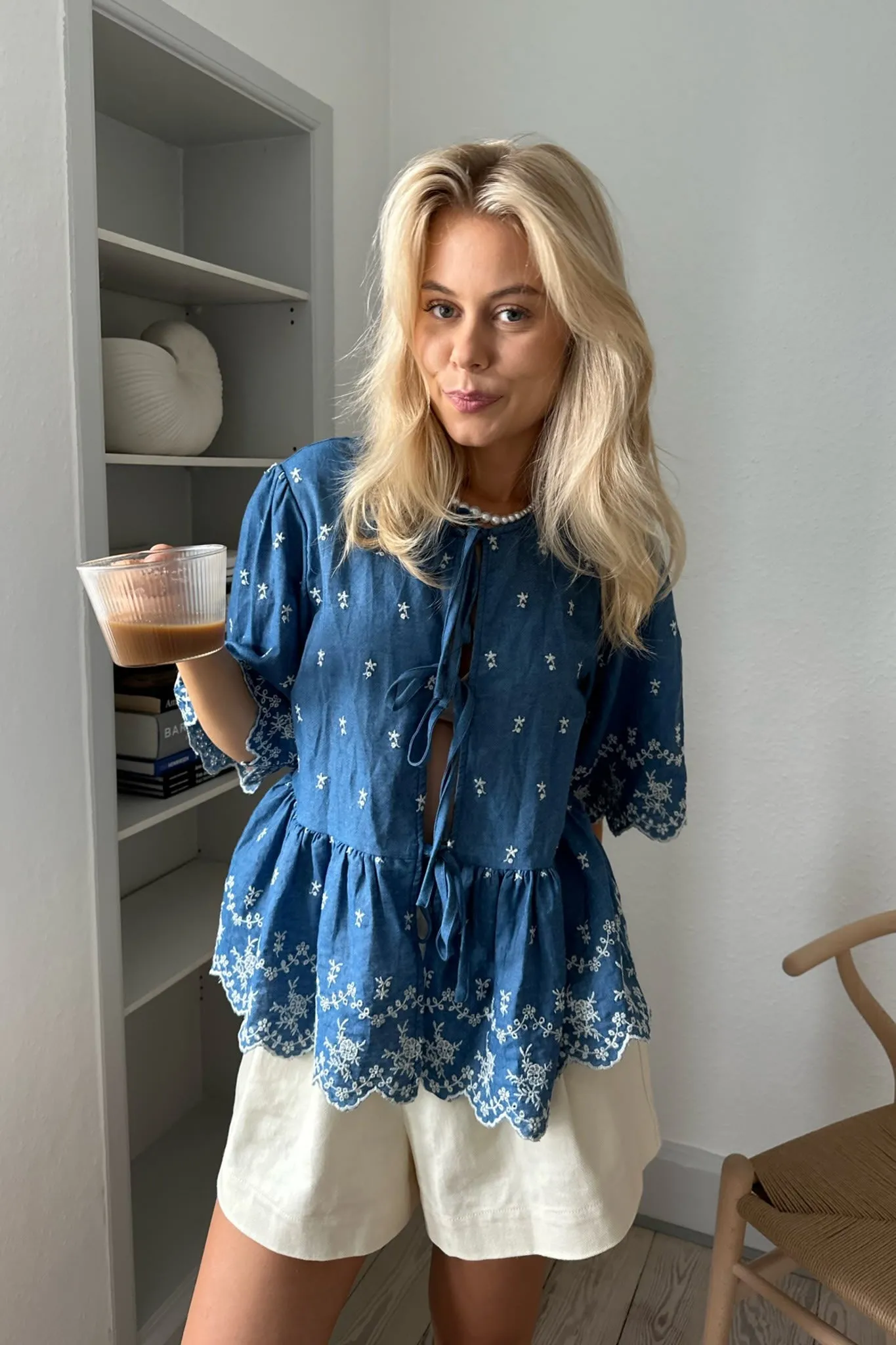 LulaIC Top - Denim Blå