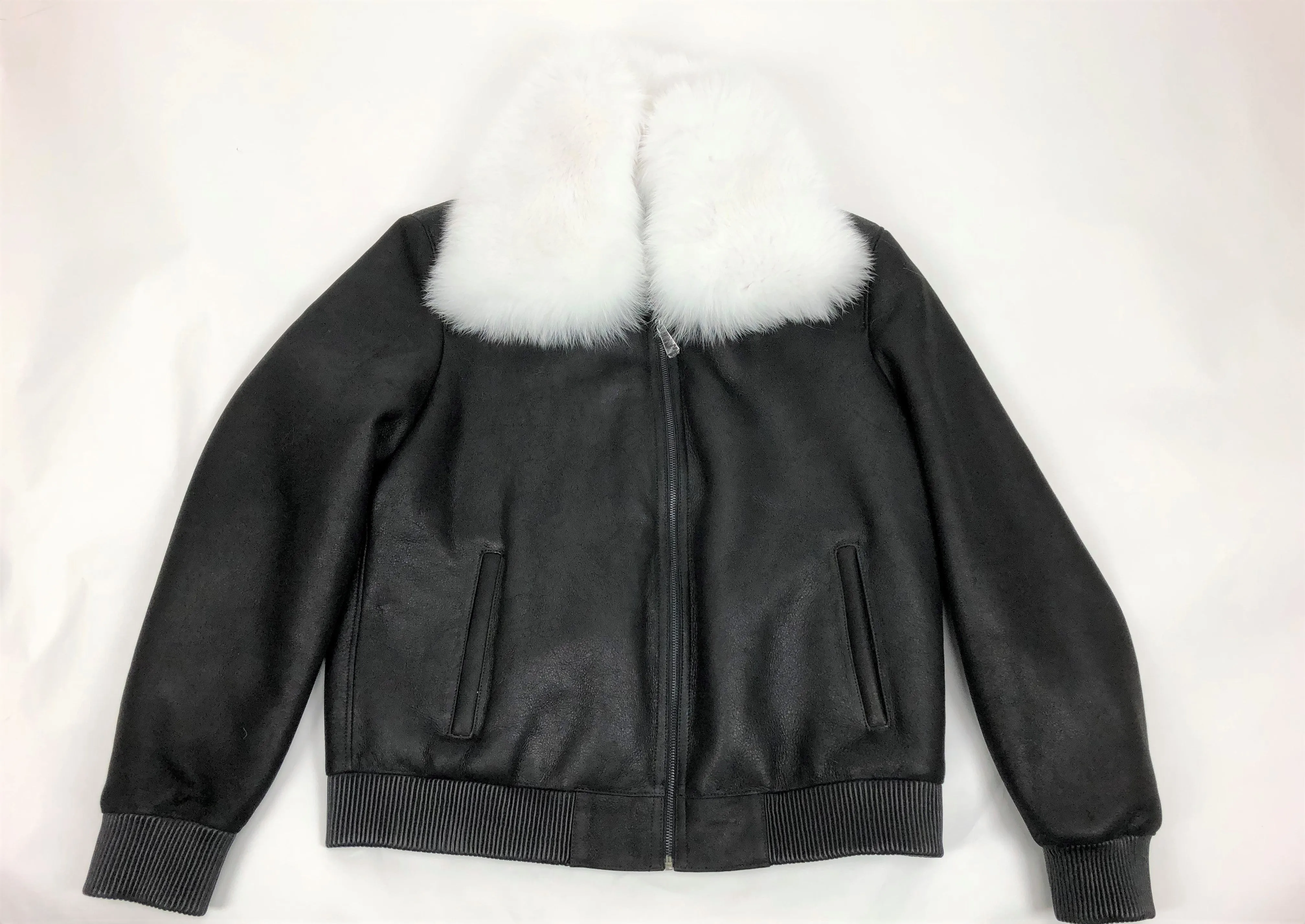 Men's Shearling Baseball Jacket