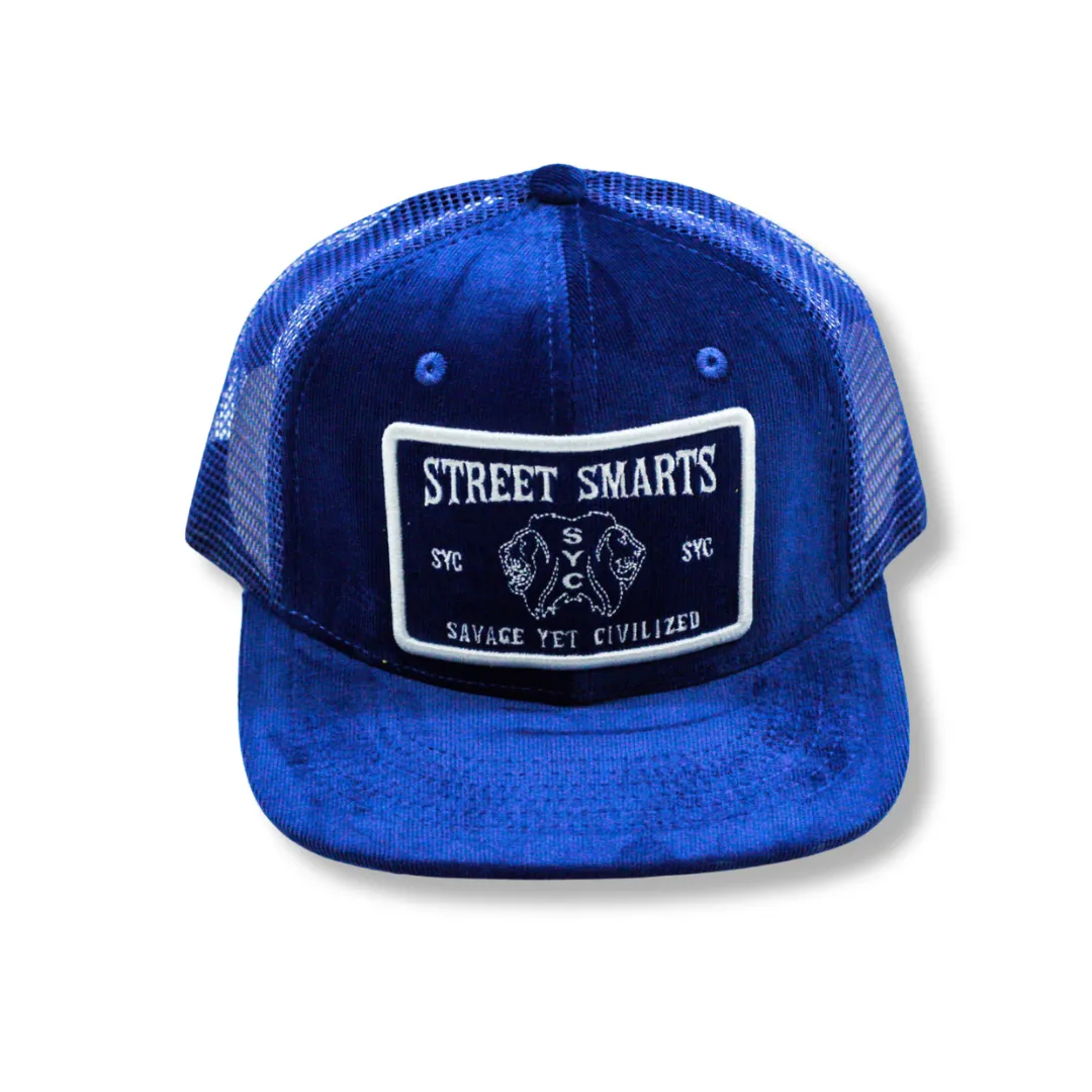 PAISLEY (Street Smarts) Royal Blue Hat