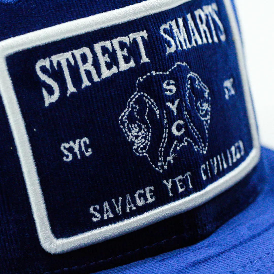 PAISLEY (Street Smarts) Royal Blue Hat